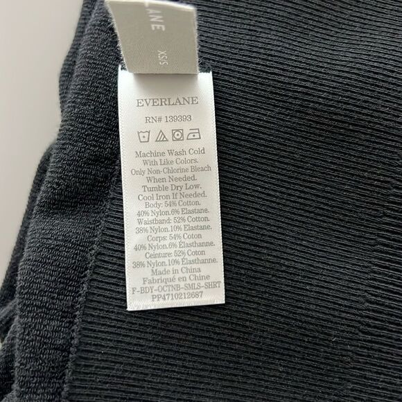 NWT Everlane The Seamless Bike Short Black Size XS/S - Picture 7 of 9